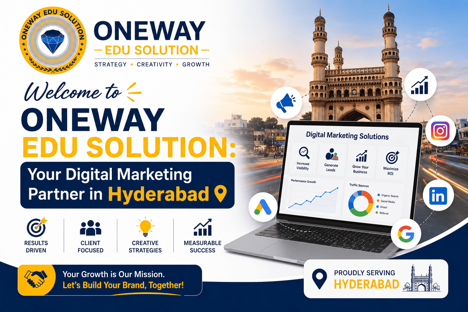 Welcome to ONEwAY EDU SOLUTION: Your Digital Marketing Partner in Hyderabad