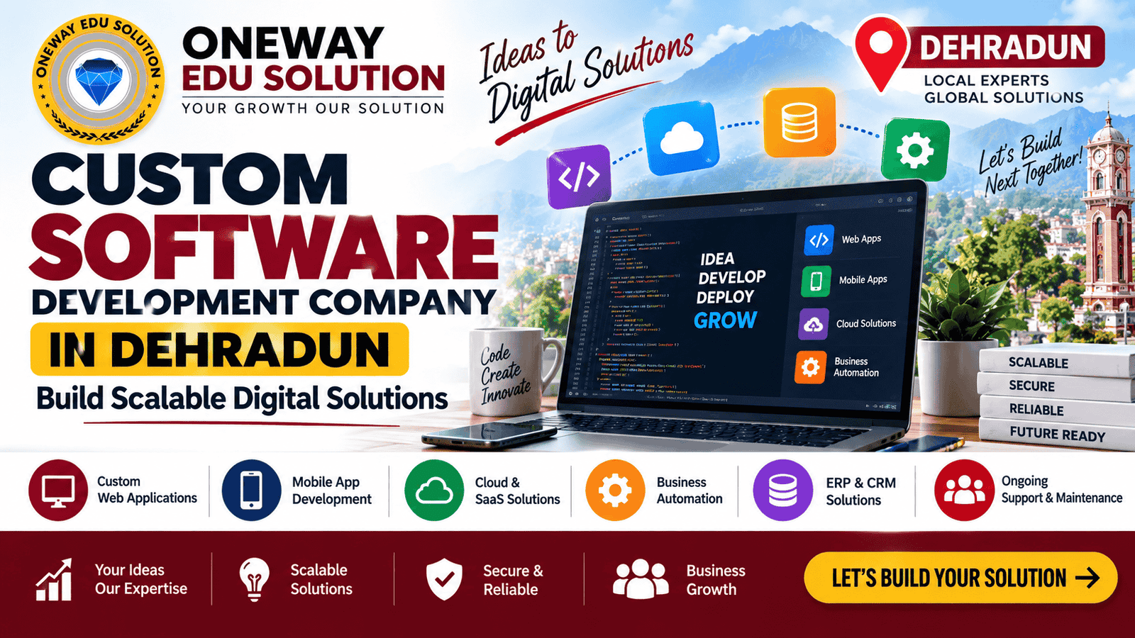 Custom Software Development Company in Dehradun: Build Scalable Digital Solutions